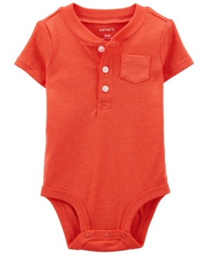 Baby Boy Henley-Style Bodysuit