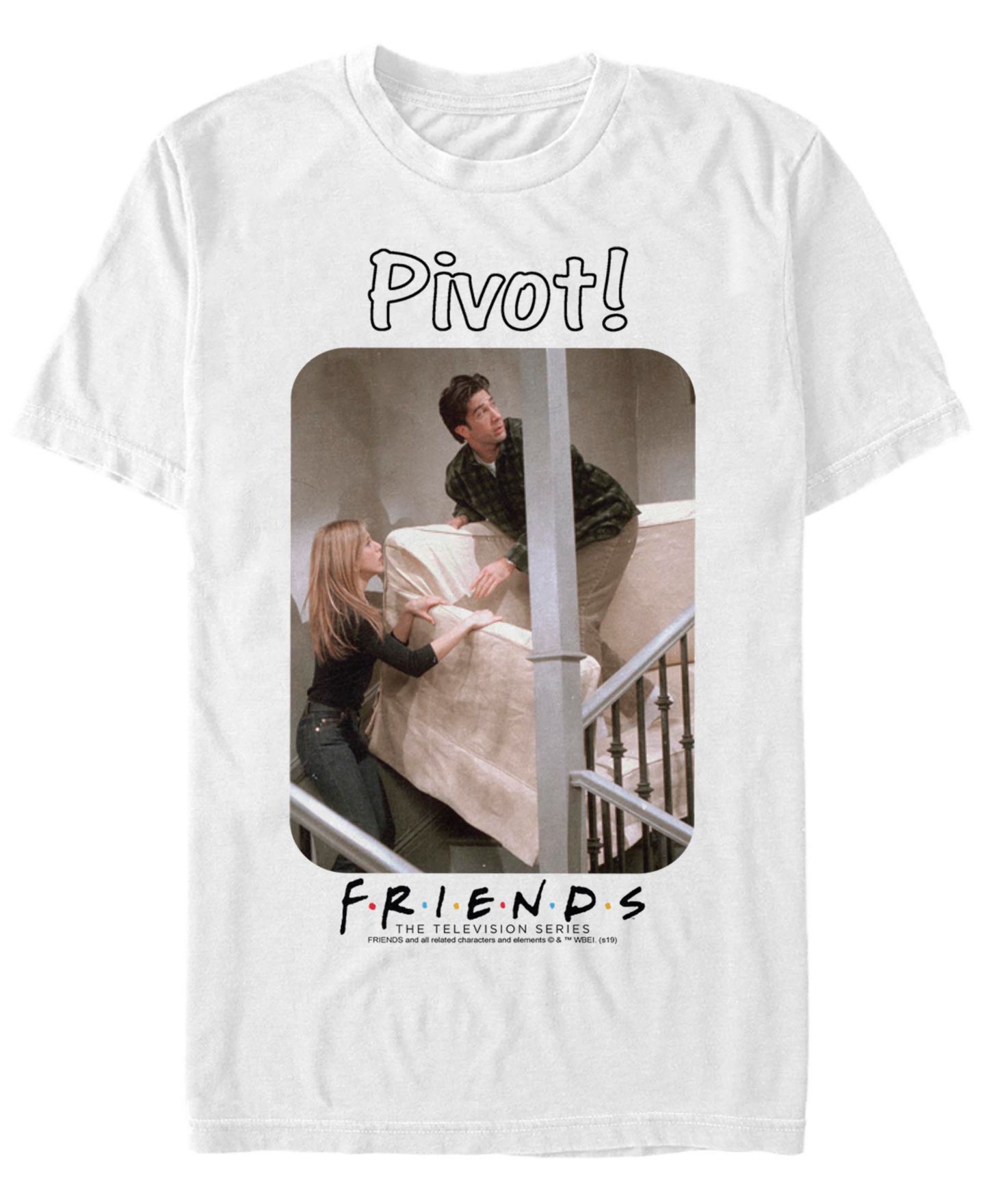 Мужская футболка Fifth Sun Friends Pivot Short Sleeve, цвет: Белый — фото 1
