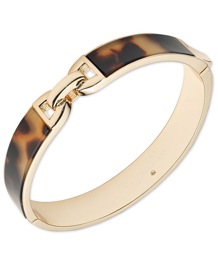 Lauren Ralph Lauren GoldTone TortoiseLook Bangle Bracelet Macy's