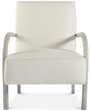 Furniture Closeout! Coastal 29" Fabric Bahia Honda Accent Chair In Hyde Snow