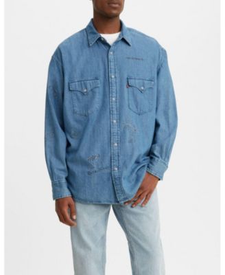 oversize barstow western shirt