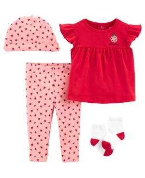 Carter's Baby Girls Ladybug Outfit Set 4 Pieces