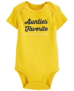 Carter's Baby Boys or Girls Auntie's Favorite Bodysuit