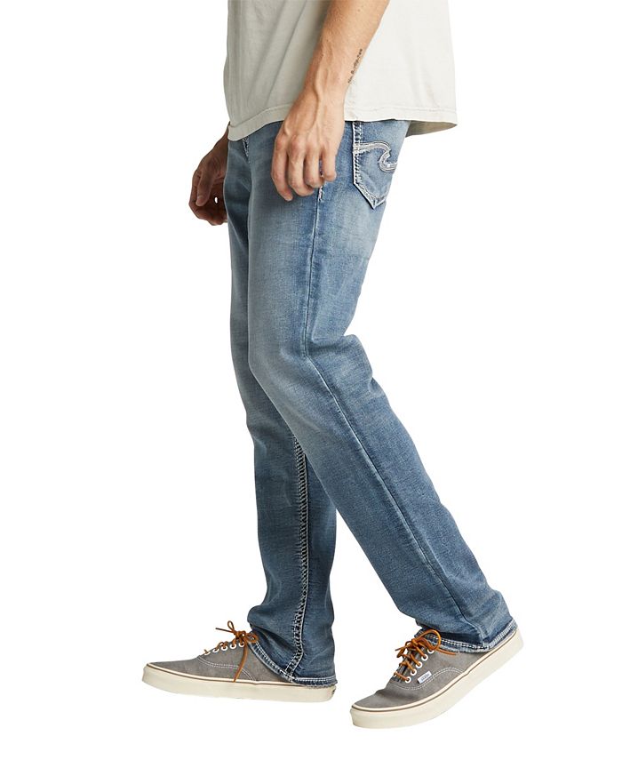 Silver Jeans Co. Men's Grayson Easy Fit Straight Leg Jean Macy's