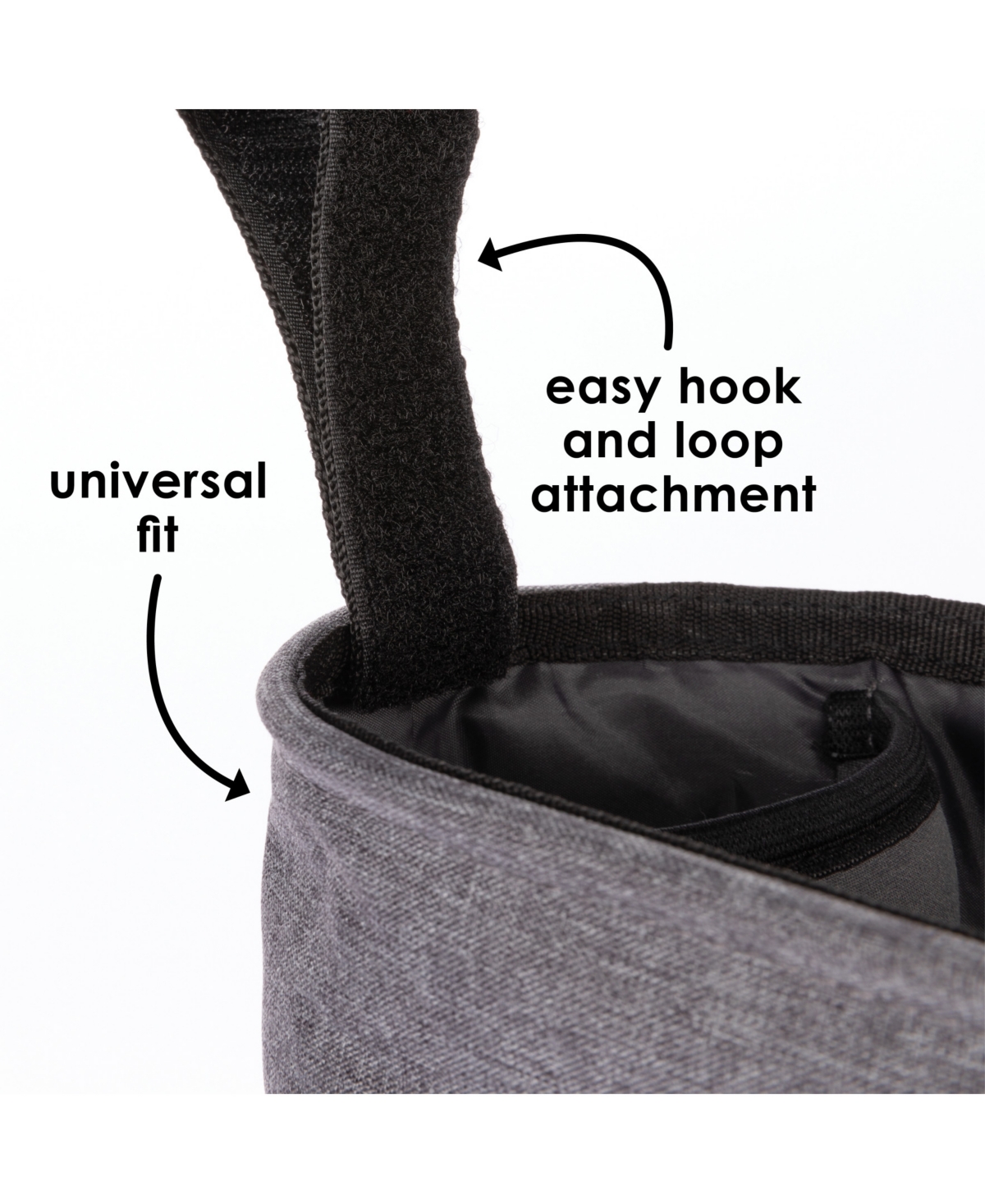 Diono Buggy Buddy Universal Stroller Organizer with Cup Holders, Secure Attachment, Zippered Pockets
