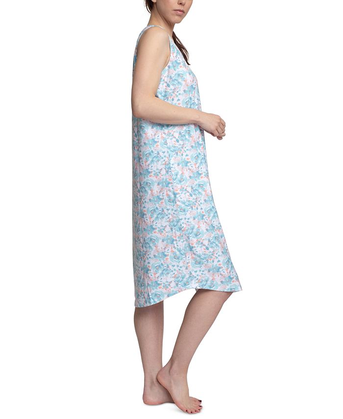 WHITE ORCHID Dream Knit Printed Sleep Shirt Nightgown & Reviews All