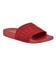 Women's Dollop Knit Logo Pool Slides