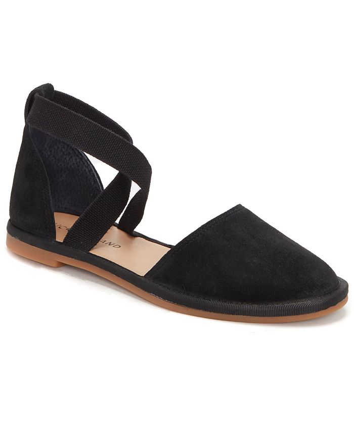 Lucky Brand Women's Atlyi Elastic Ankle-Strap Flats - Macy's