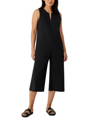 eileen fisher cropped jumpsuit