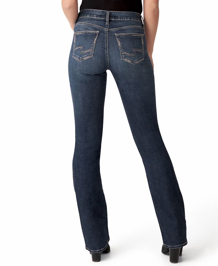 Silver Jeans Co. Plus Size Suki Mid-Rise Slim Bootcut Jeans - Macy's
