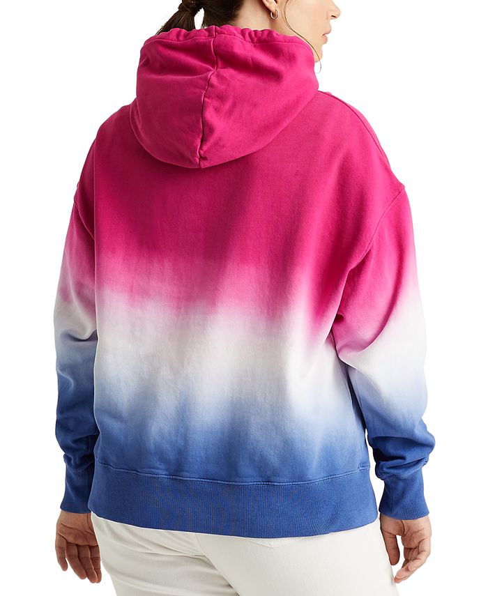 Lauren Ralph Lauren Plus Size DipDyed Hoodie Macy's