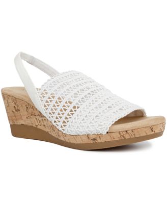 Karen Scott - Meriamm Macrame Wedge Sandals