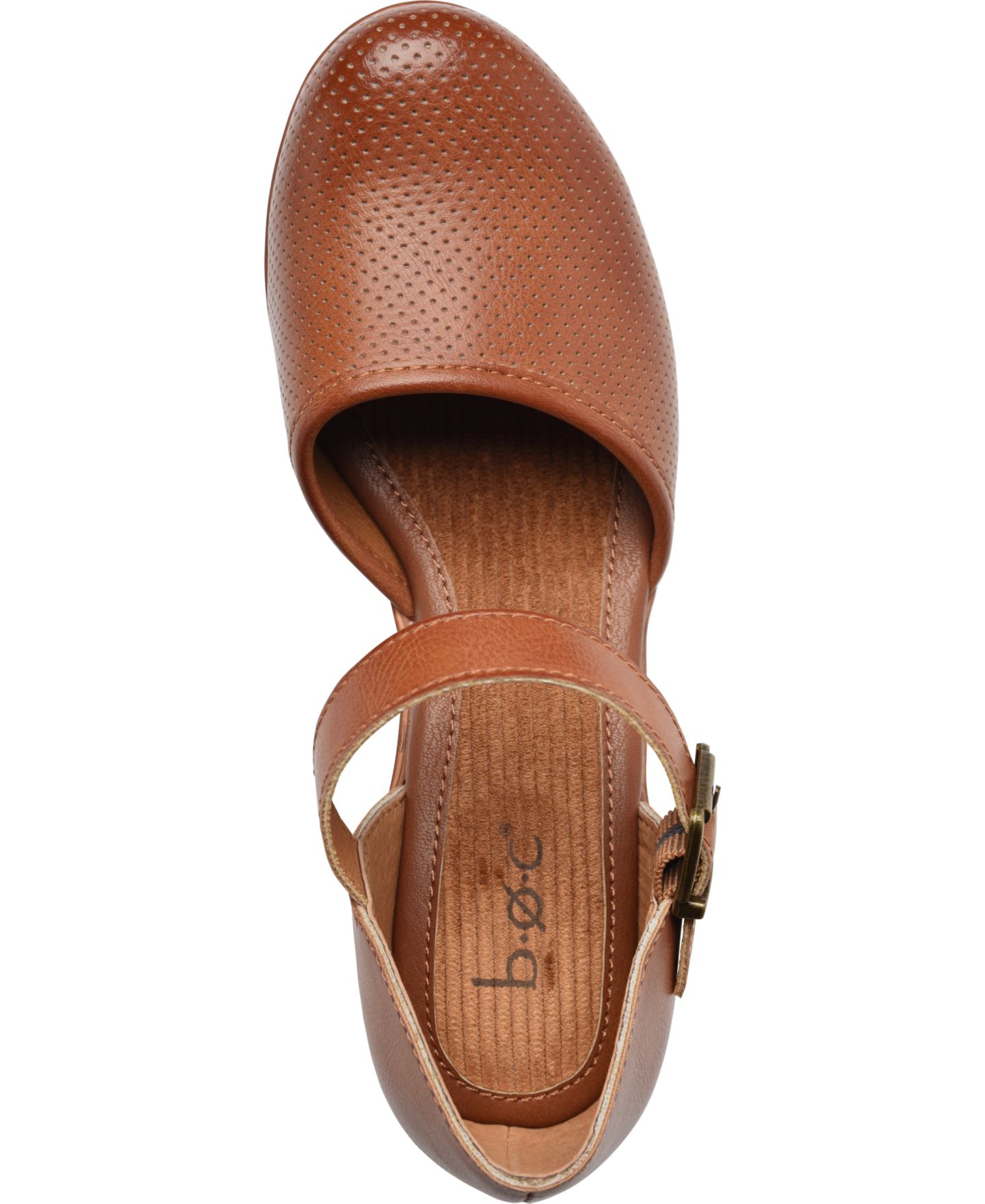 Женские сандалии b.o.c. Gia Comfort Wedge, цвет: Рыжевато-коричневый — фото 4