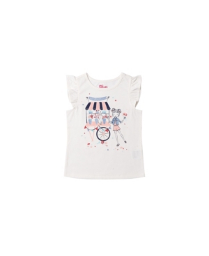 Epic Threads Toddler Girls Short Flutter Sleeve Graphic Tee