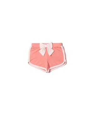 Little Girls Bow Front Shortie Short