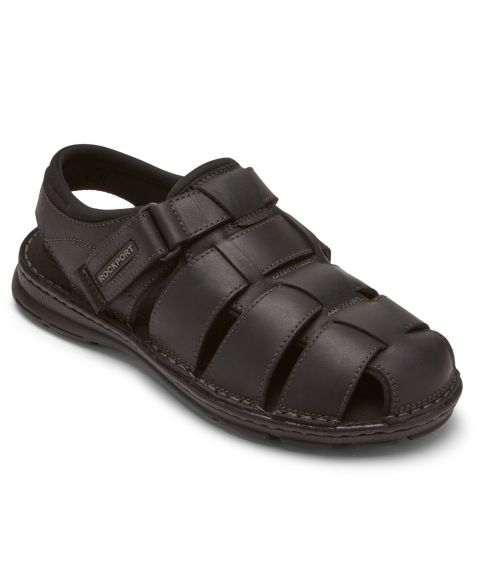 Мужские сандалии Rockport Darwyn Fishermen, цвет: Чёрный