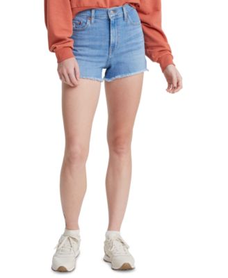 distressed denim shorts levis