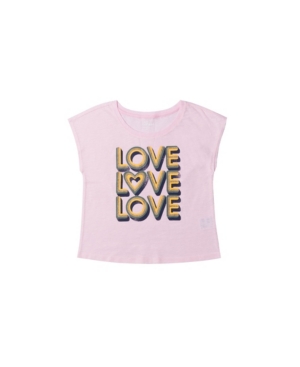 Epic Threads Big Girls Short Sleeve Knot Front Graphic Tee