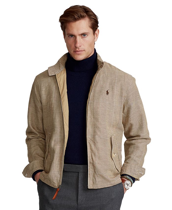 Polo Ralph Lauren Men's Plaid Linen-Blend Twill Jacket & Reviews - Coats &  Jackets - Men - Macy's