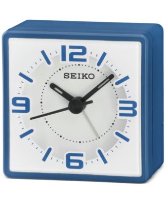 Seiko - Blue & White Alarm Clock