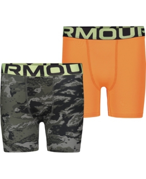 Under Armour Big Boys Abc Camo 2 Pack Boxer