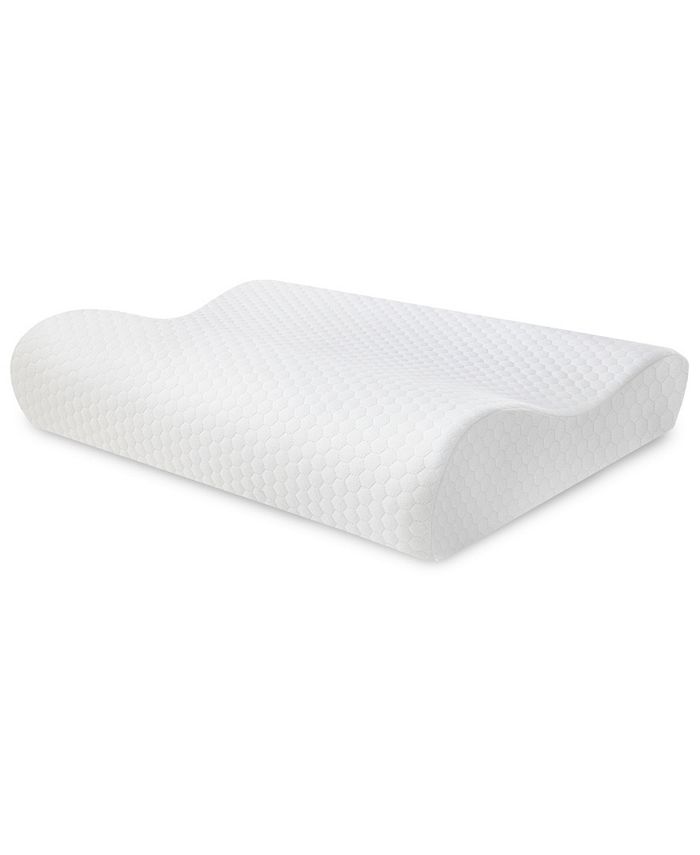 SensorPEDIC Essentials Memory Foam Contour Bed Pillow Standard Macy's
