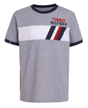 Little Boys Mid Piecing Ringer Short Sleeve Tee