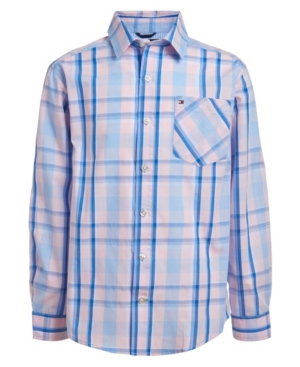 Little Boys Prep Check Long Sleeve Woven Shirt