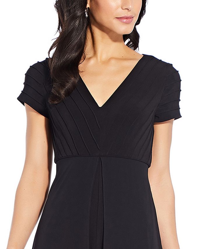 chiffon overlay jumpsuit