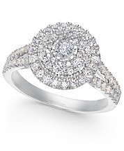 Halo Engagement Rings - Macy's