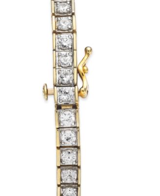 Diamond Bracelet (5 ct. t.w.) in 10k Gold or 10k White Gold, 7-1/4"