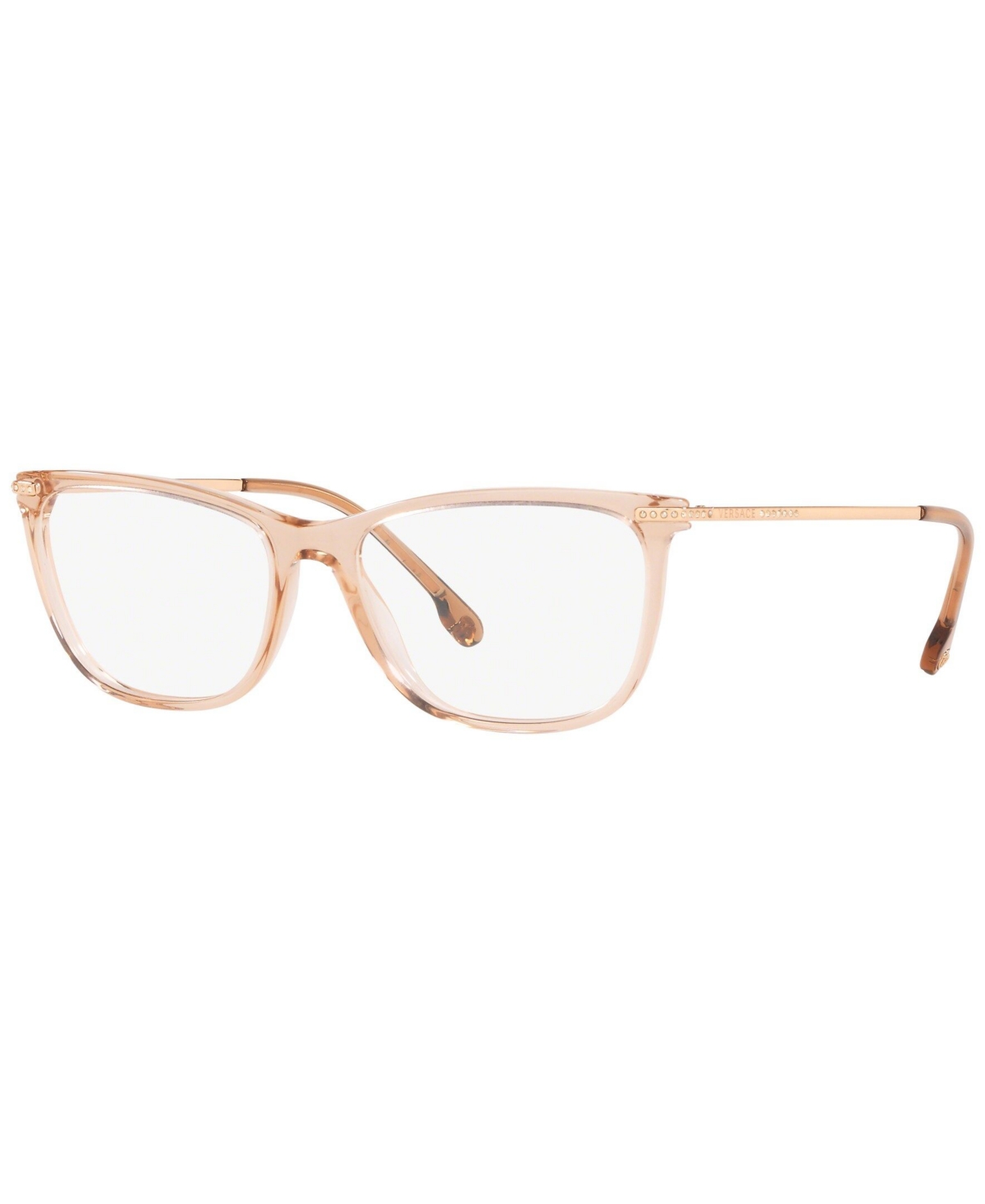 VE3274B Women's Pillow Eyeglasses - Trans Brown