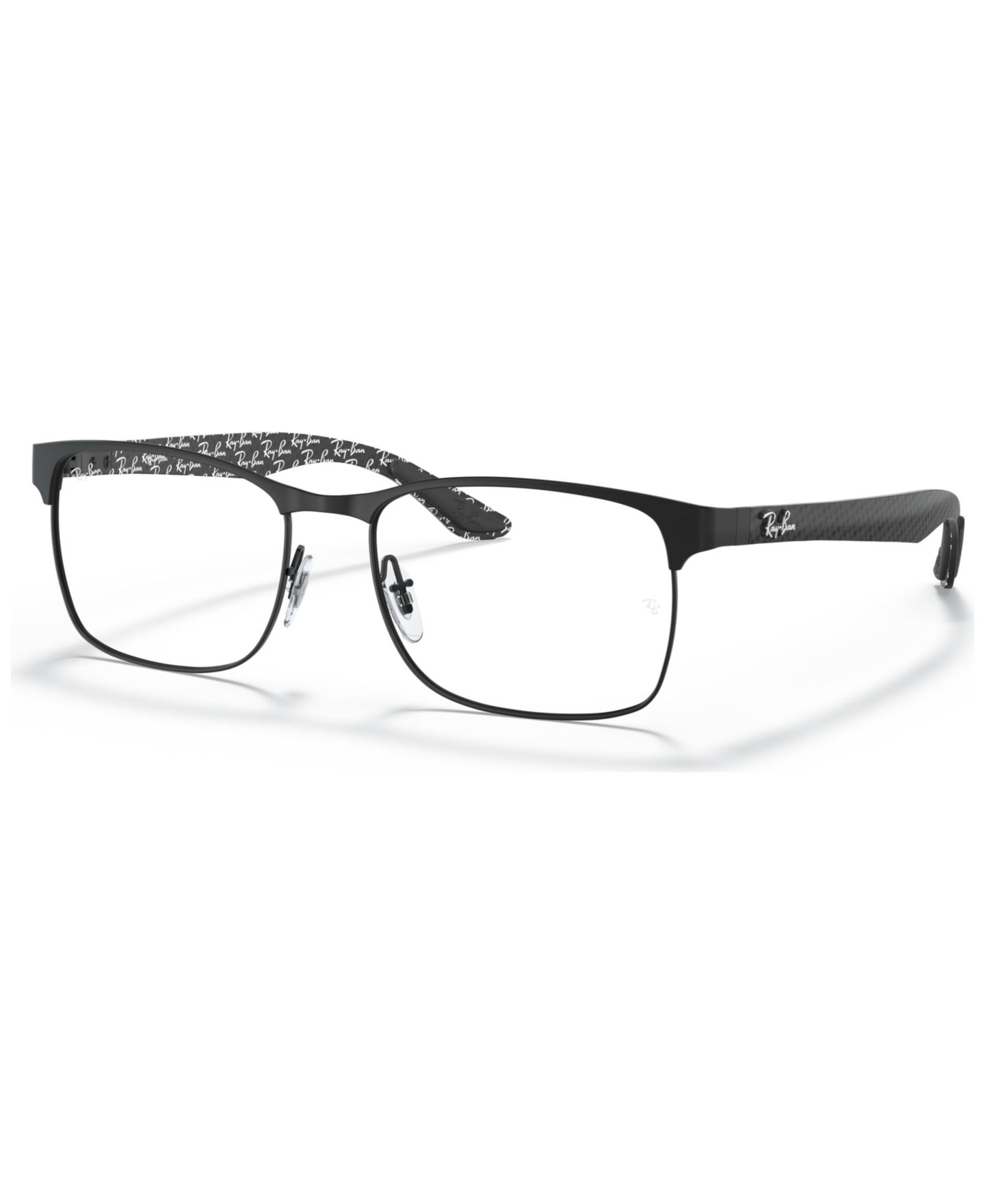 Очки Ray-Ban Unisex Square Metal RB8416 Optics Eyeglasses, цвет: Чёрный, вариант 1 — фото 1