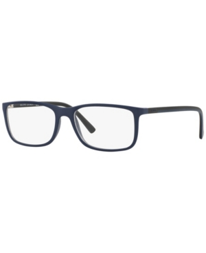 Polo Ralph Lauren Ph2162 Men's Rectangle Eyeglasses In Navy