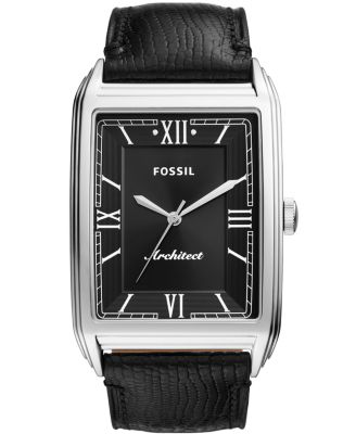Arc-02 Black Leather Strap Watch 32mm 