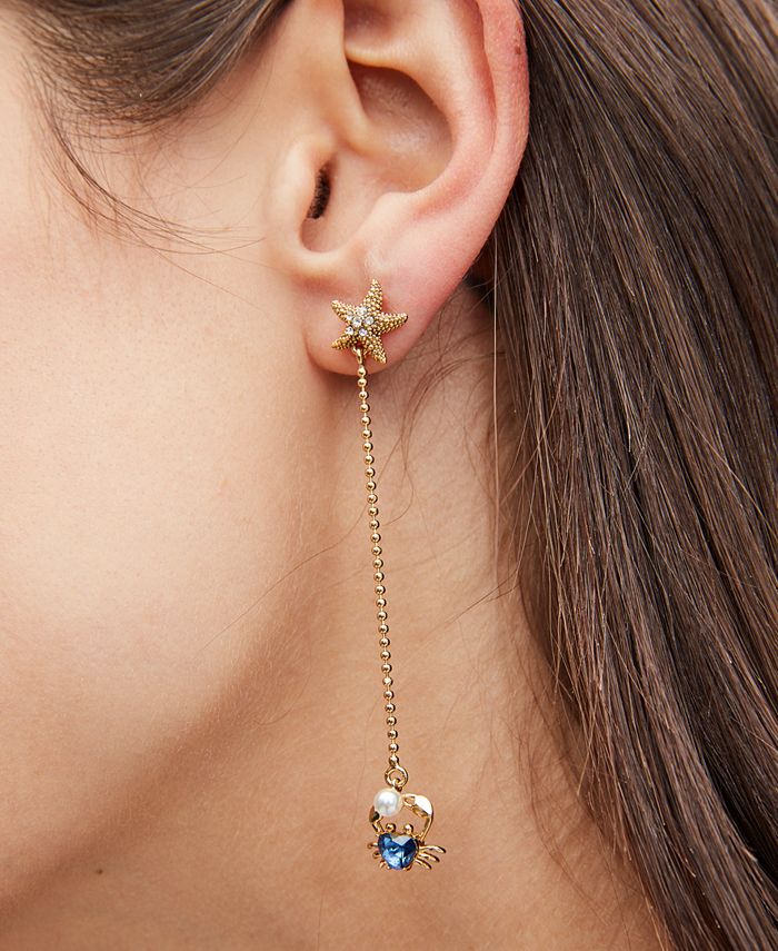 kate spade new york GoldTone Cubic Zirconia & Imitation Pearl Heart