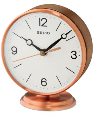 Seiko - Braxton Rose Gold-Tone Desk & Table Clock