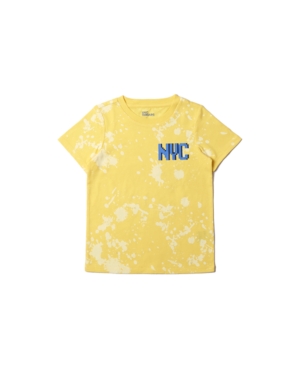 Toddler Boys Short Sleeve all Over Print New York City Tee