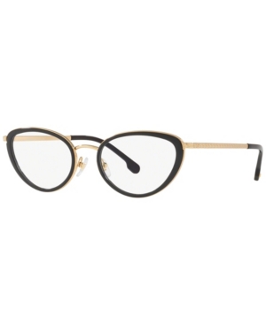 Versace Ve1258 Women's Phantos Eyeglasses In Black Gold