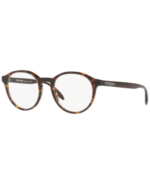 Giorgio Armani Ar7162 Men's Phantos Eyeglasses In Dark Havan