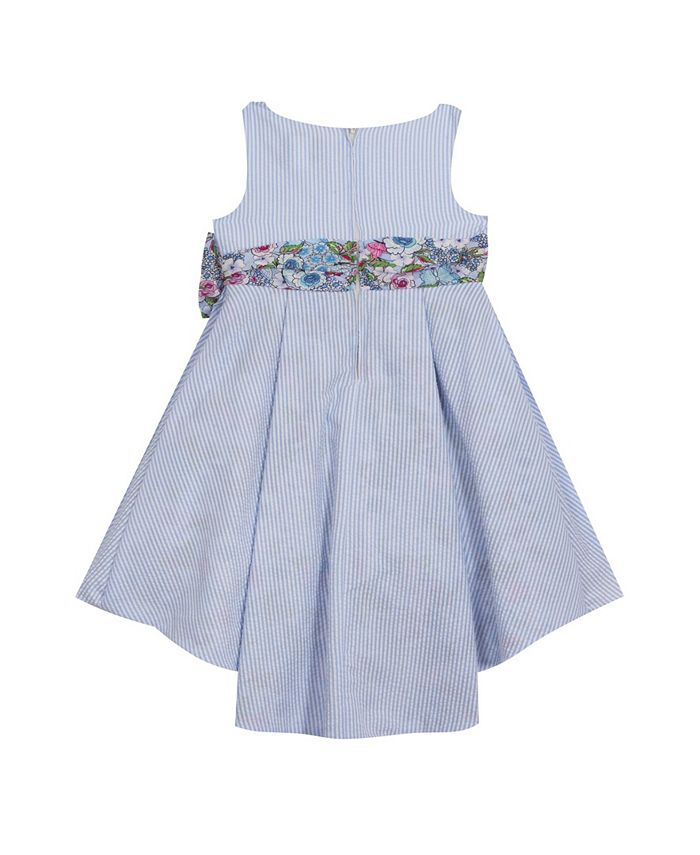 Rare Editions Toddler Girls Printed Seersucker Dress - Macy's