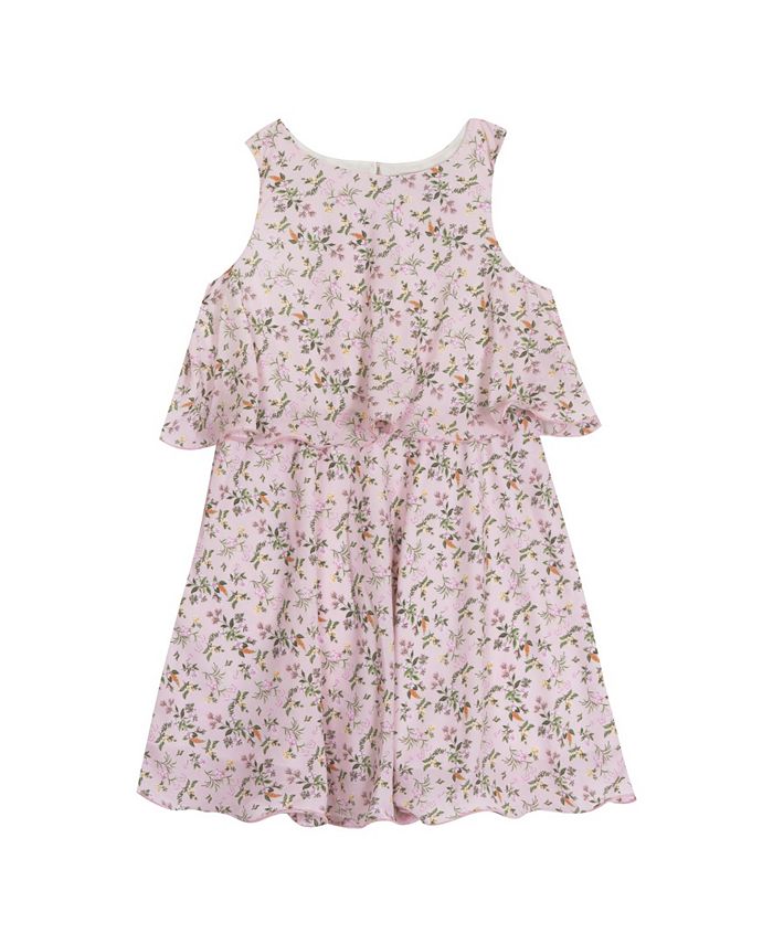 Rare Editions Toddler Girls Popover Dress - Macy's