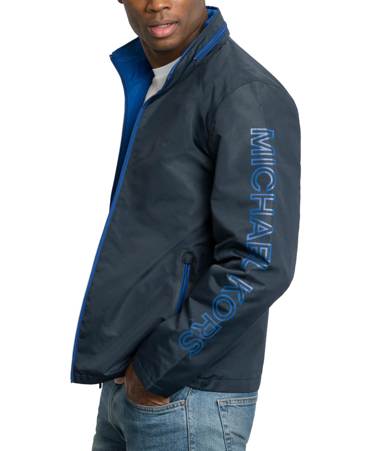 Michael Kors Men's Fontaine Jacket -Electric Blue