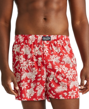 Polo Ralph Lauren Men's Gingham Cotton Polo Bear Boxers