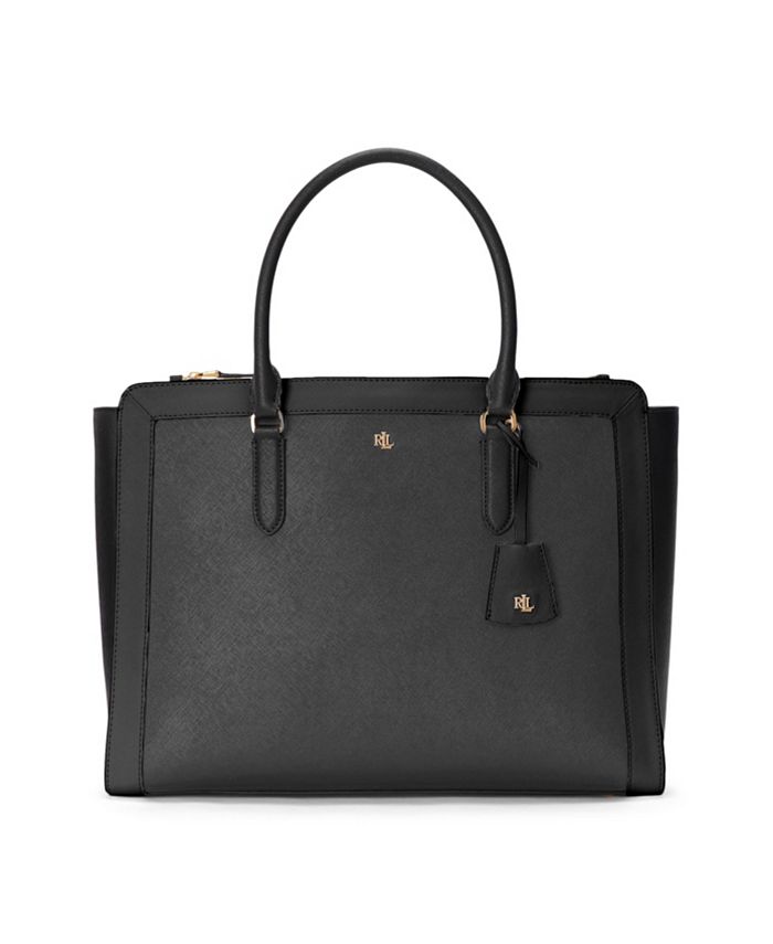Lauren Ralph Lauren Brooke Large Leather Satchel & Reviews - Handbags ...