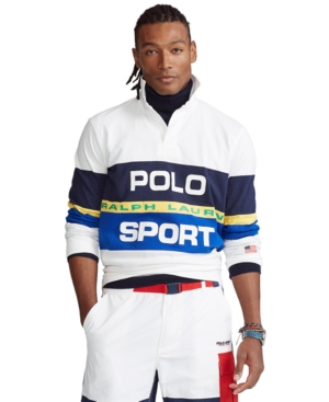 POLO RALPH LAUREN MEN'S CLASSIC-FIT POLO SPORT RUGBY SHIRT
