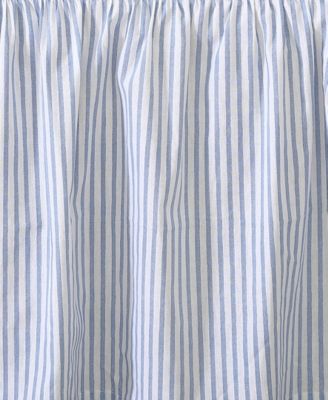 Ticking Stripe Ruffled Bedskirt, King
