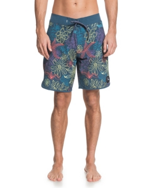 Quiksilver Men's Highline Party Wave 19" Boardshorts In Majolica Blue