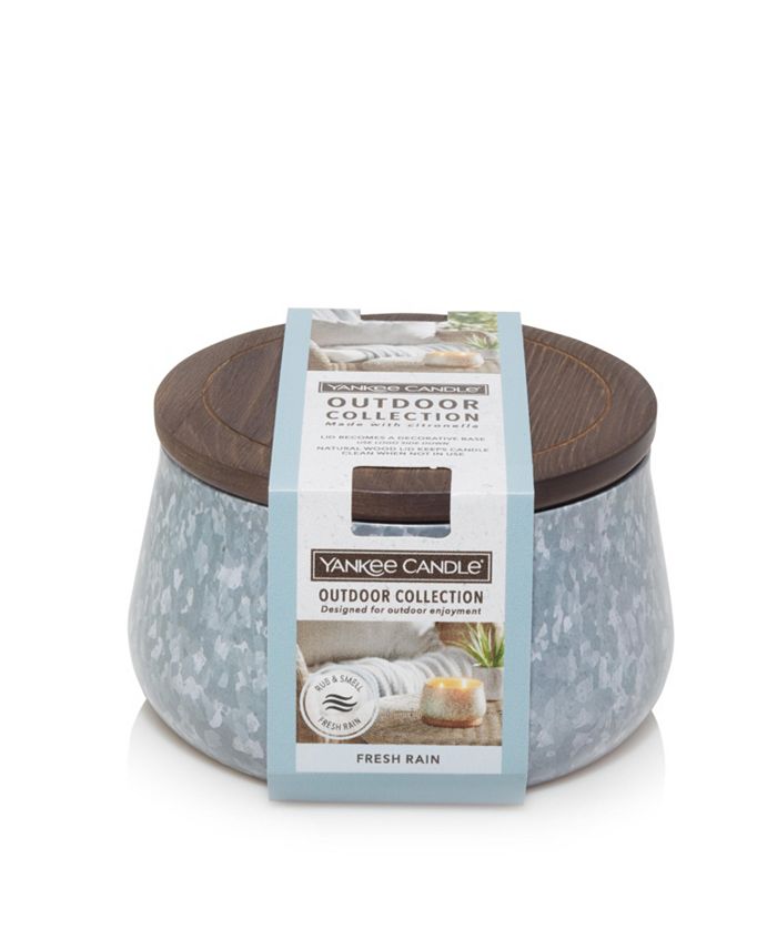 Yankee Candle Large Outdoor Candle Fresh Rain Macy's