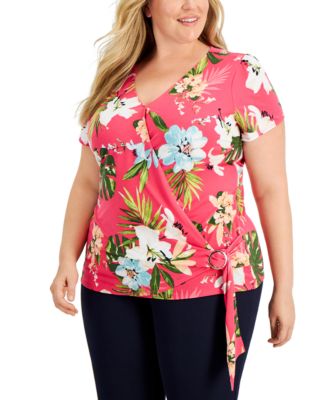 macys jm plus size tops